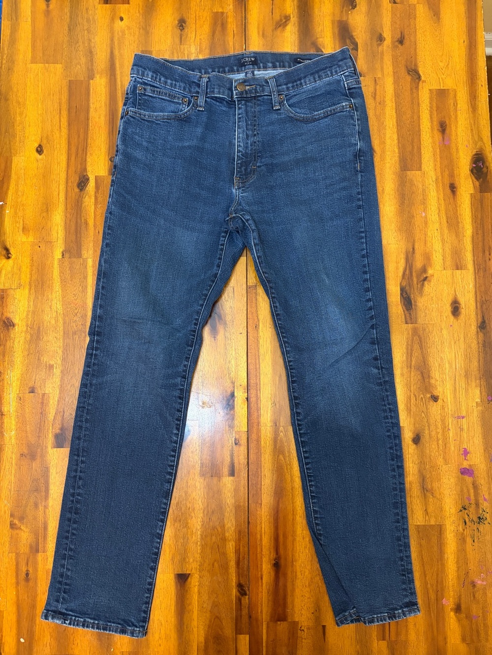 J. Crew Men's flex Straight leg Jeans - Dark Blue size 32x30